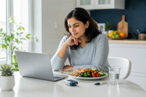 studying online about Type 2 Diabetes