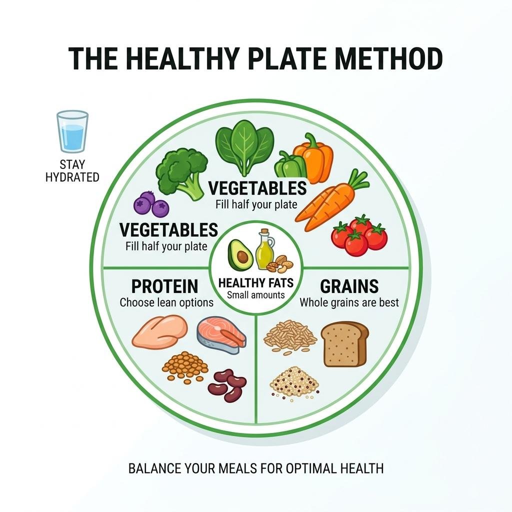 Balanced Plate for diet