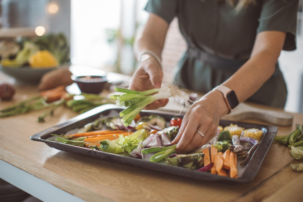 making healthy food from things at home