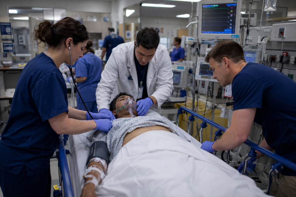 : Diabetic ketoacidosis emergency treatment
